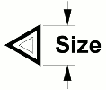 size is measured by width